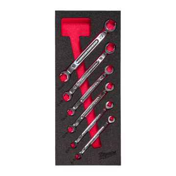 Набор поролоновых вставок для гаечного ключа с развальцованной головкой